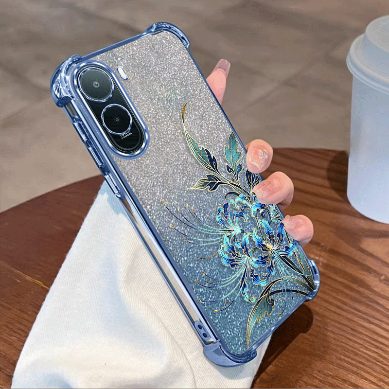Glitter Shockproof Case - Glitter Plating Cover For Xiaomi Poco