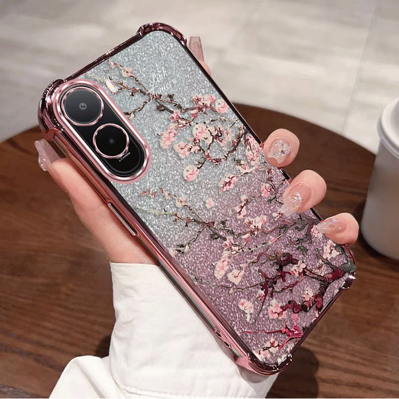 Glitter Shockproof Case - Glitter Plating Cover For Xiaomi Poco
