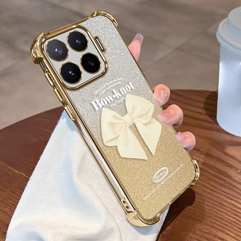 Glitter Shockproof Case - Glitter Plating Protective Cover For Xiaomi