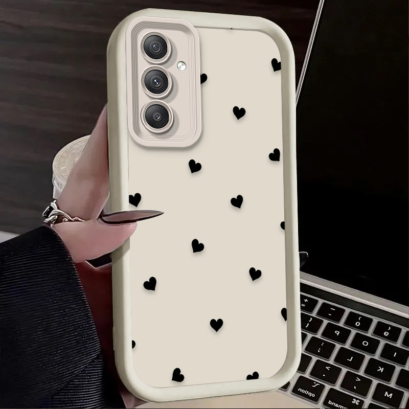 Black Love Heart Bowknot Case  - Phone Cases For Samsung 评论和价格