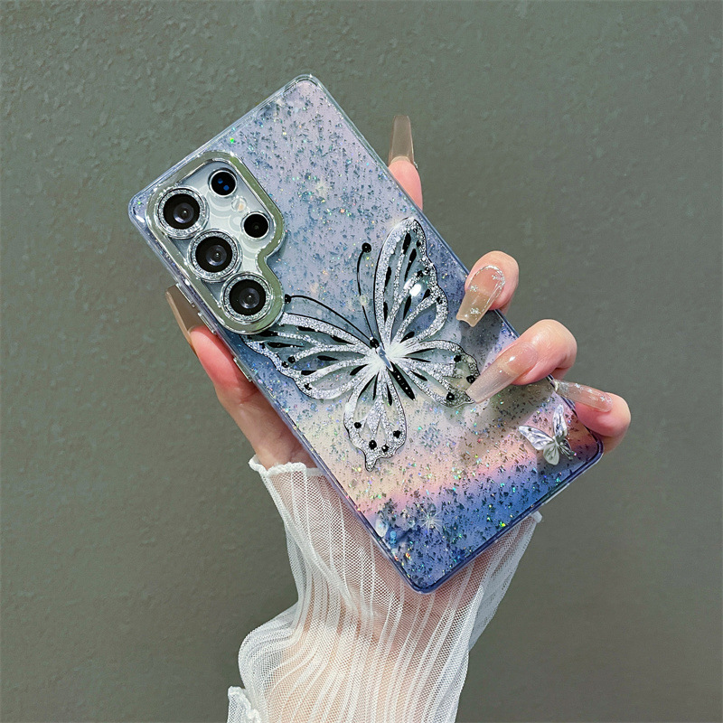 Luxury Oil Painting Flowers Bu - Glitter Shockproof Case 评论和价格