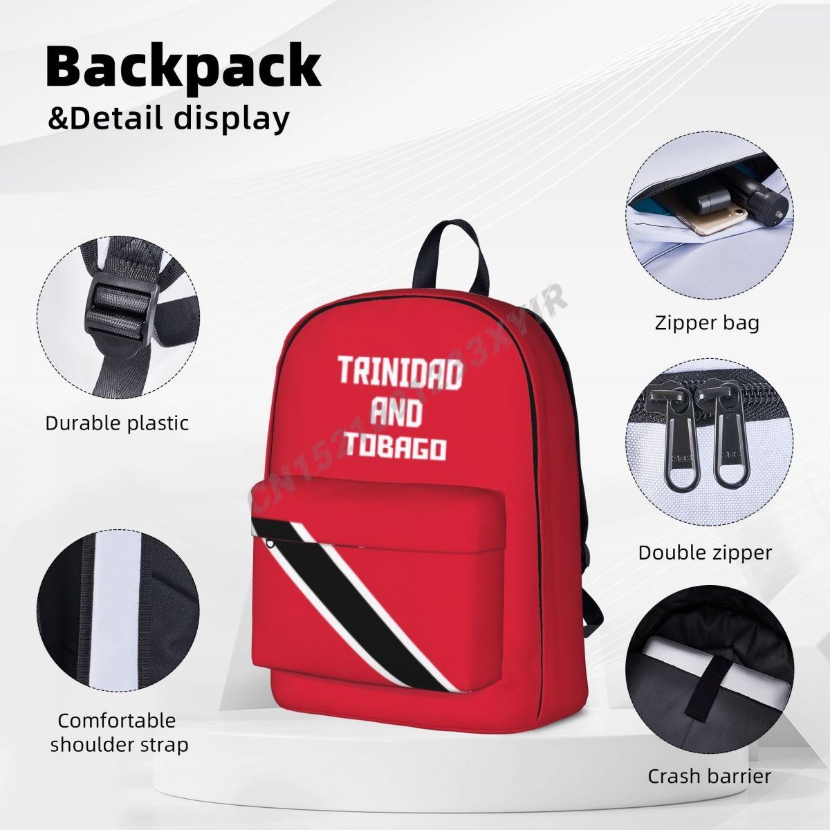 Unisex Backpack Trinidad And T - Phone Cases Trinidad 评论和价格