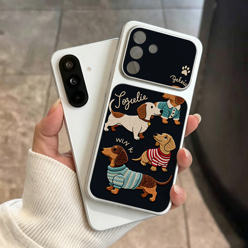 Cartoon Dachshund Phone Case F - Phone Cases With Loop 评论和价格