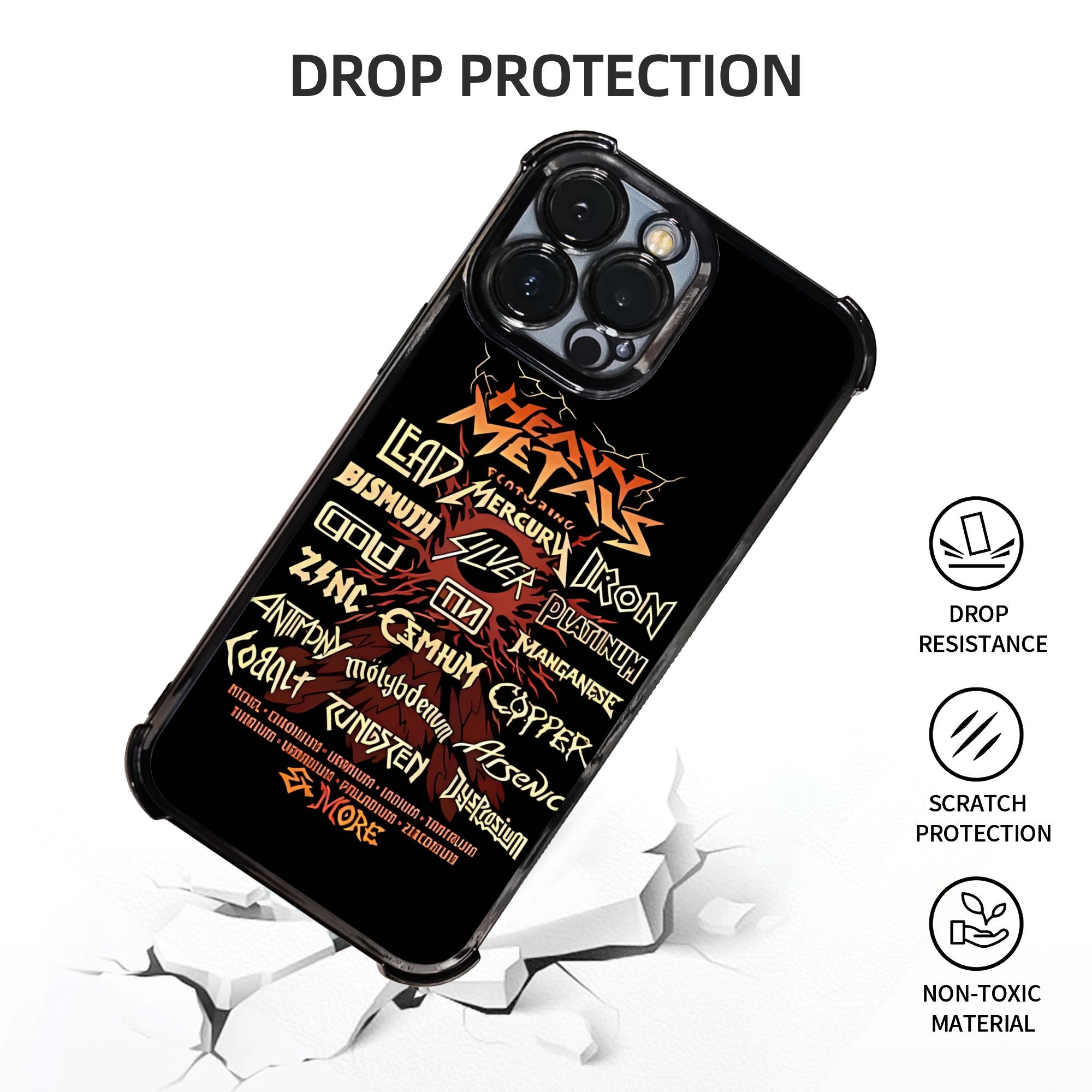 Parody Phone Case Heavy Metal  - Phone Cases Metal 评论和价格