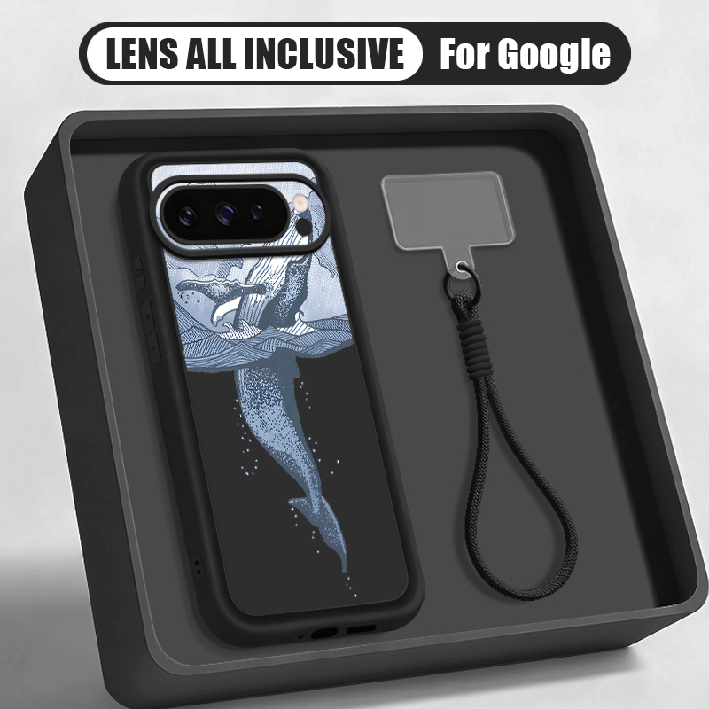 Humpback Whale Print Wrist Str - Google Pixel 9 评论和价格