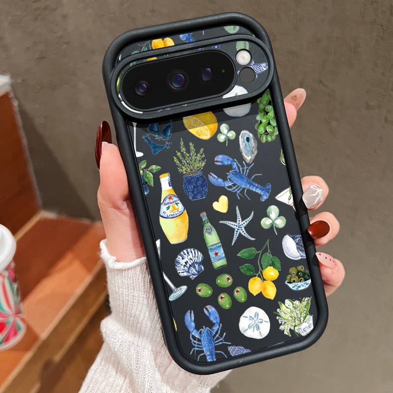 Ocean Whale Patterned TPU Phon - Google Pixel 9 评论和价格