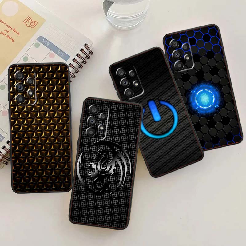 carbon fiber pattern For Samsu - Phone Cases Samsung A14 评论和价格