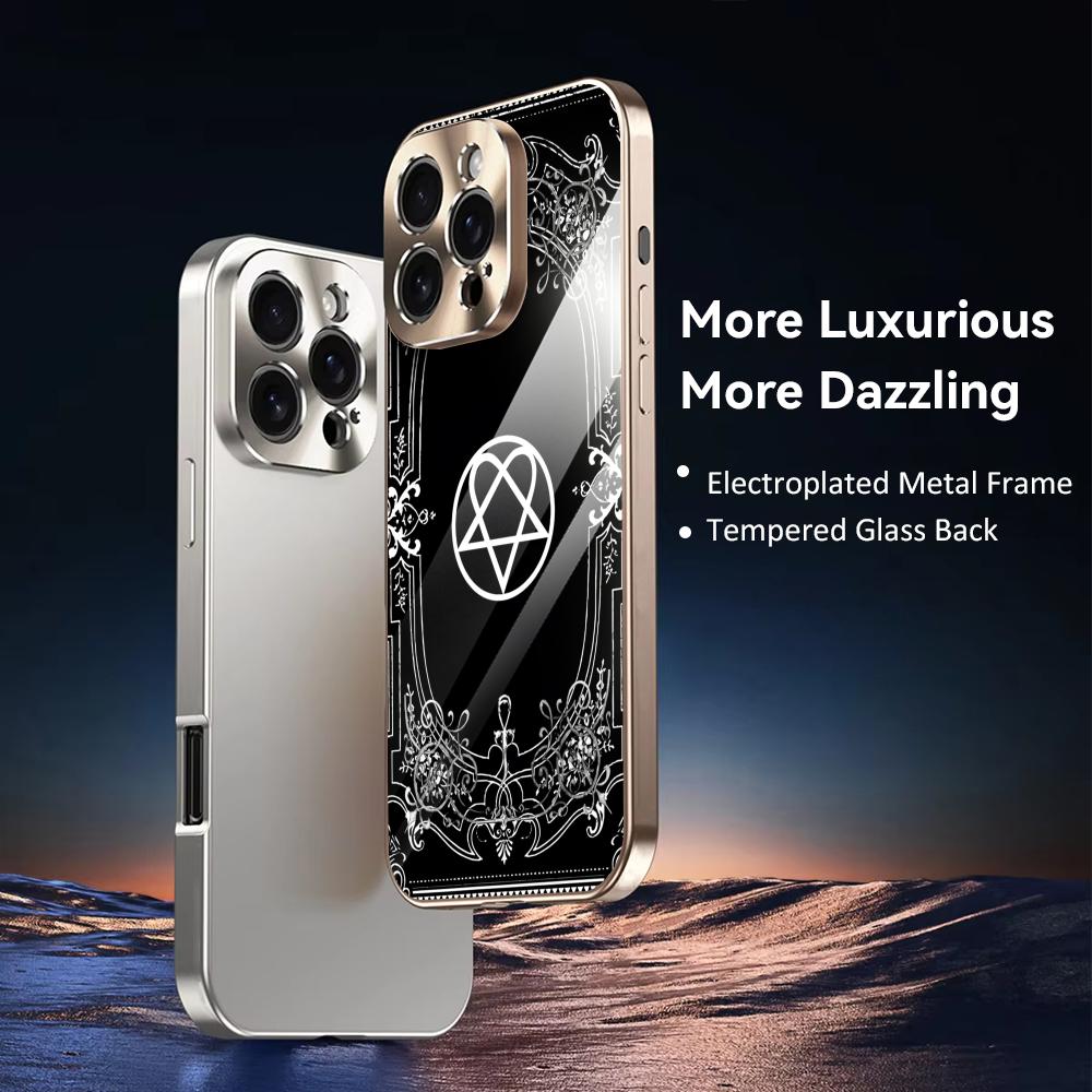 ROCK Band H-HIM Phone Case For - Phone Cases Metal 评论和价格