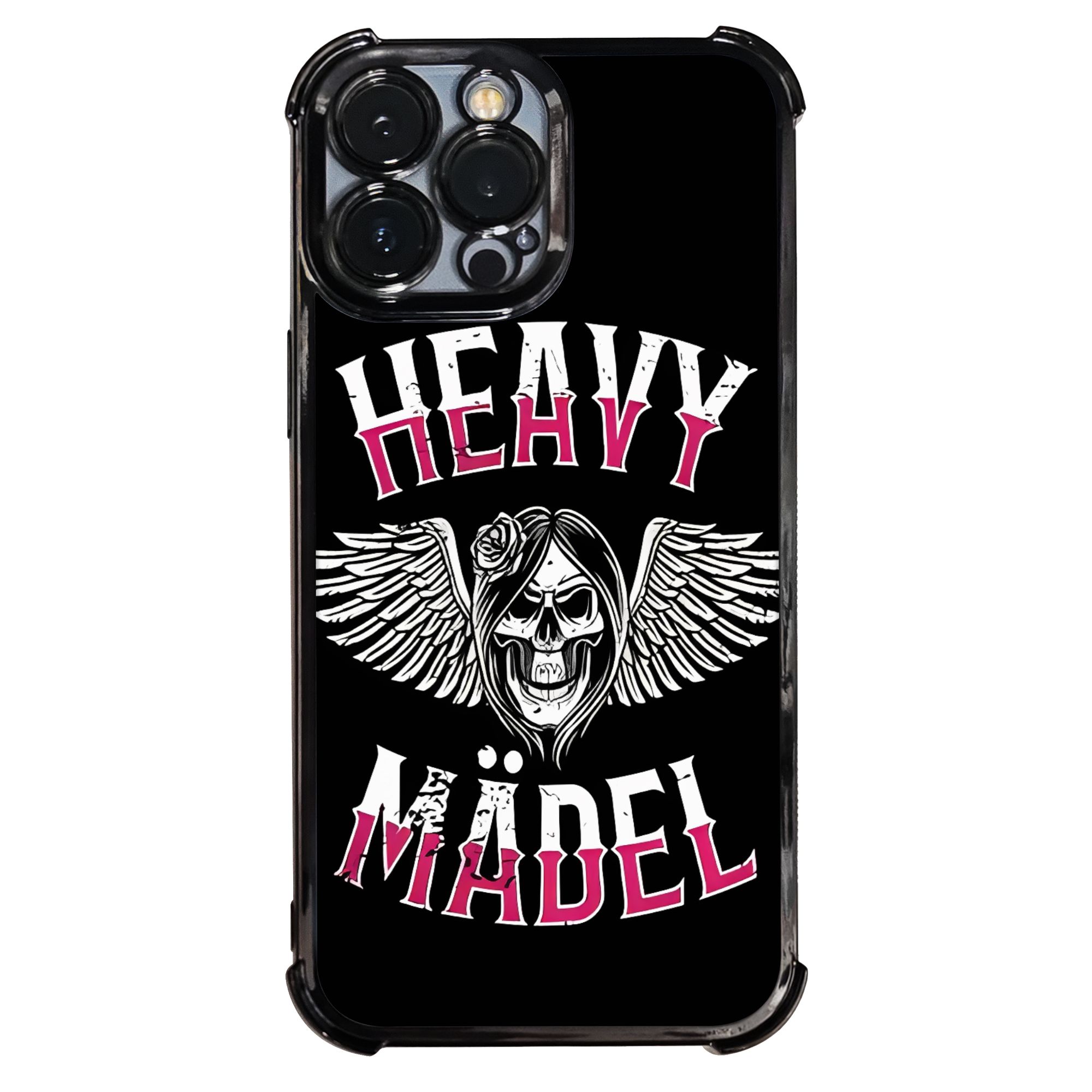 Skull Biker Girl Female Woman  - Phone Cases Metal 评论和价格