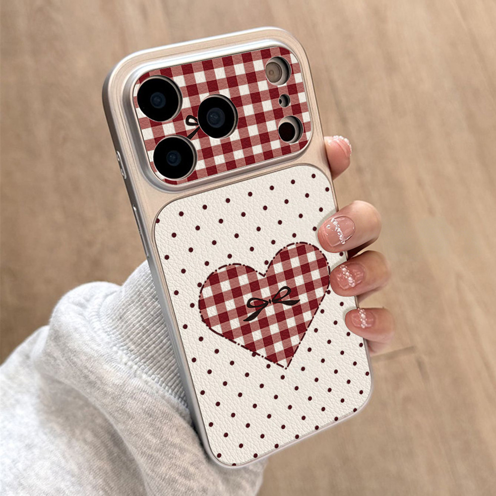 Sweet Cherry Bow Leather Phone - Phone Cases Quality 评论和价格