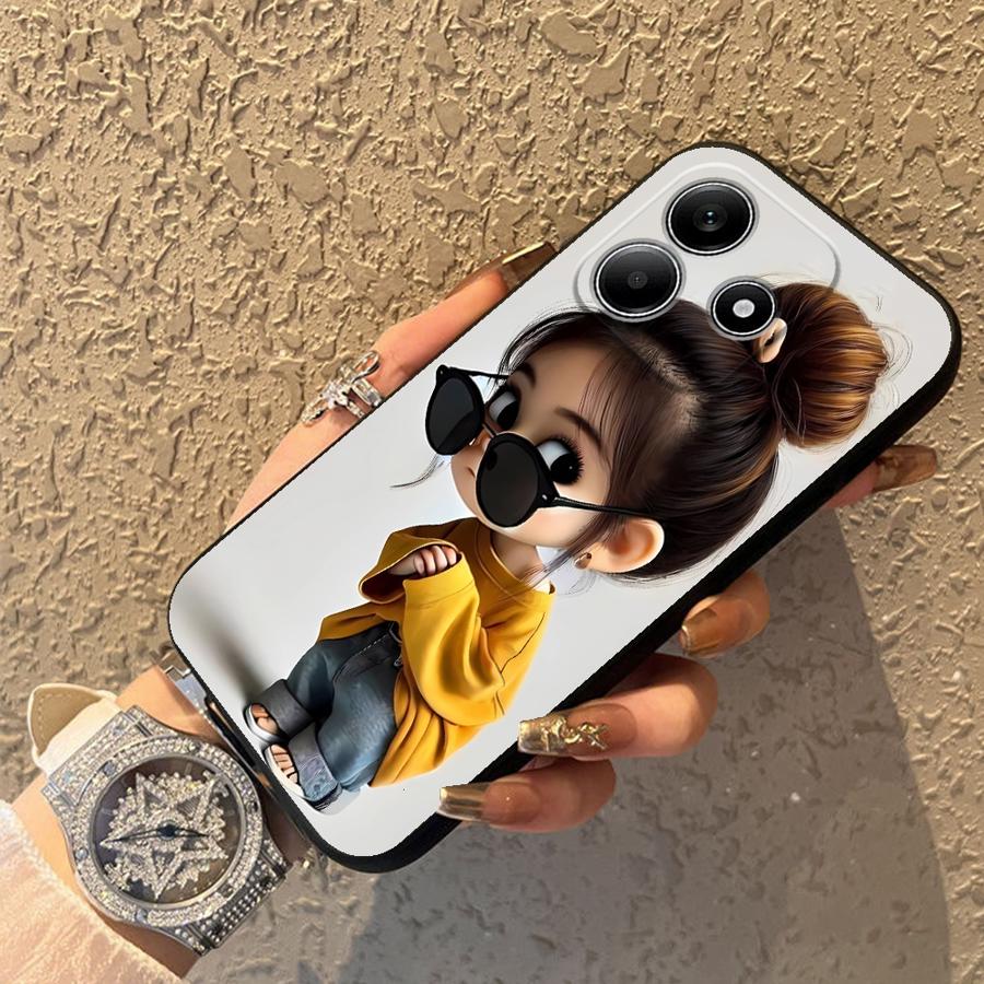 Cartoon Girl Pattern Funda Pho - Phone Cases Iphone 14 评论和价格