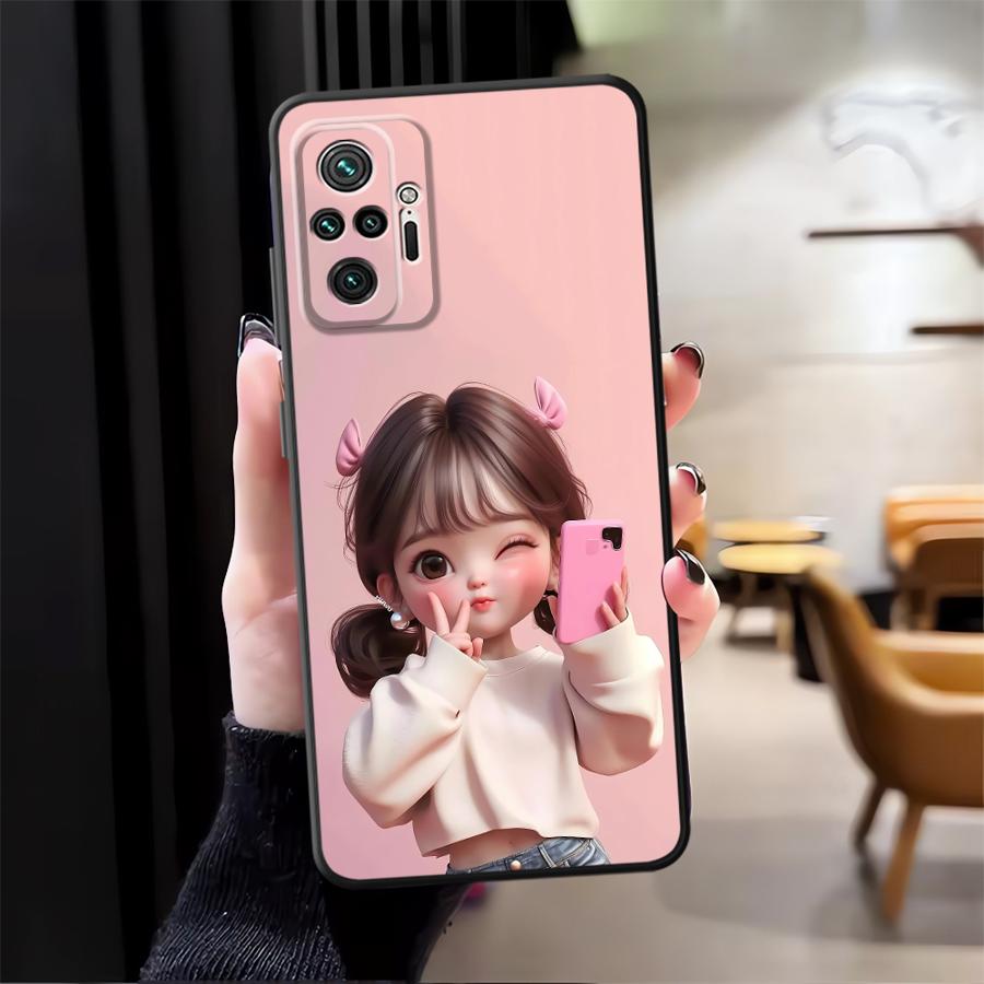 Cartoon Girl Pattern Funda Pho - Phone Cases Iphone 14 评论和价格