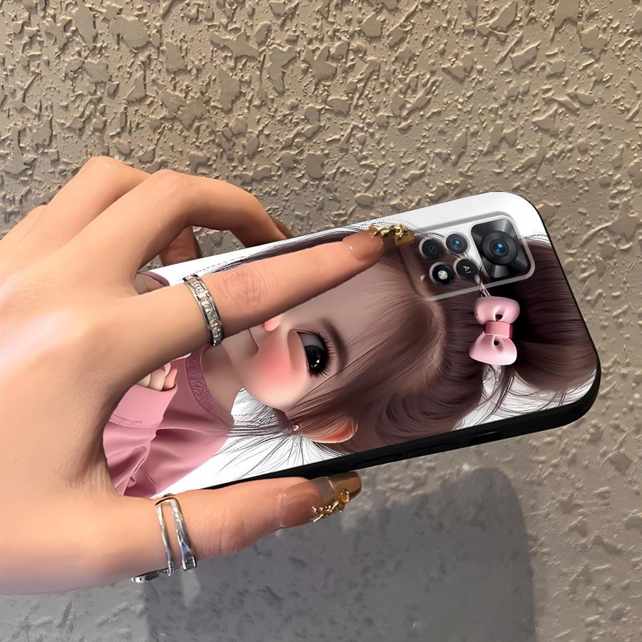 Cartoon Girl Pattern Funda Pho - Phone Cases Iphone 14 评论和价格