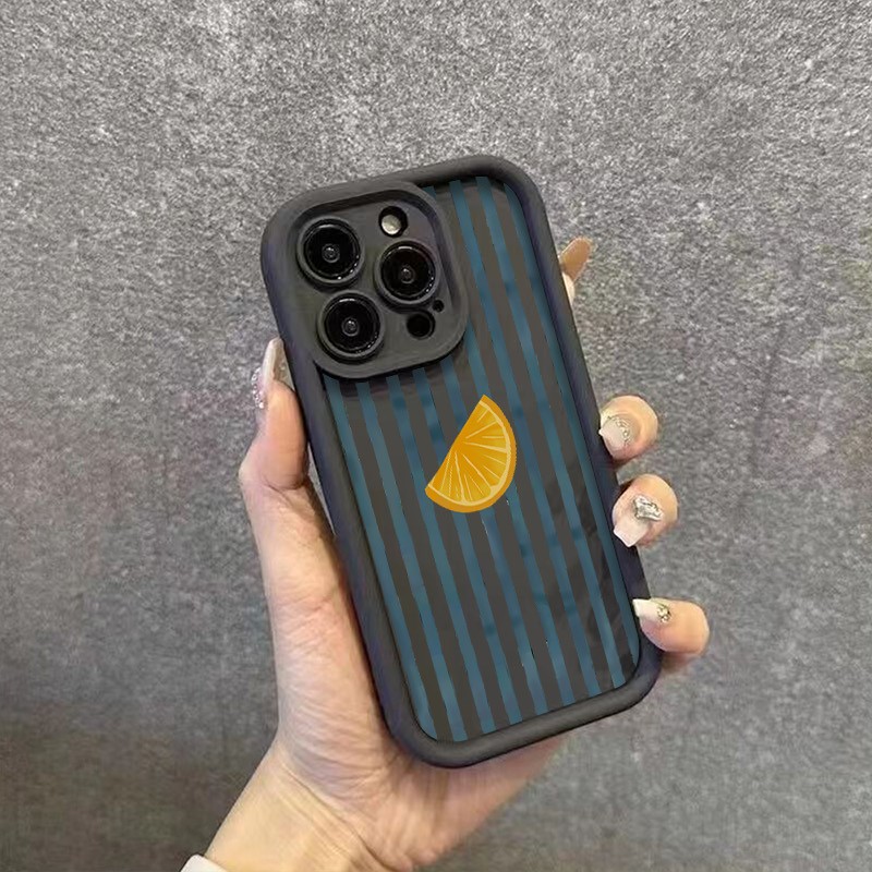Striped Lemon Slice Pattern Ph - Phone Cases Bulk 评论和价格