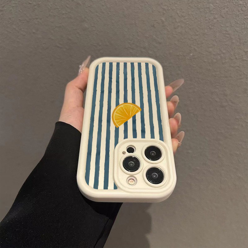 Striped Lemon Slice Pattern Ph - Phone Cases Bulk 评论和价格