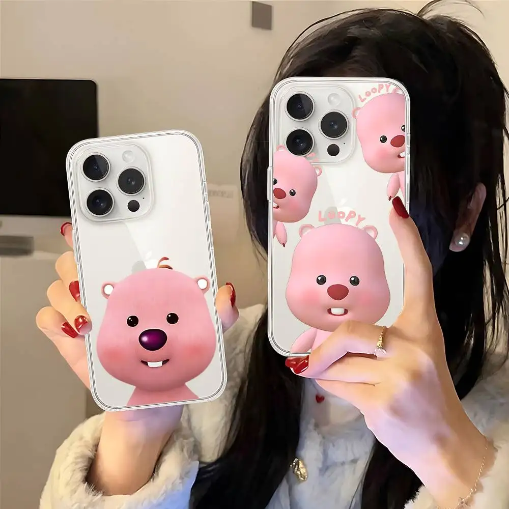 Korea-P-Pororo Cute L-Loopy Ph - Phone Cases Loopy 评论和价格