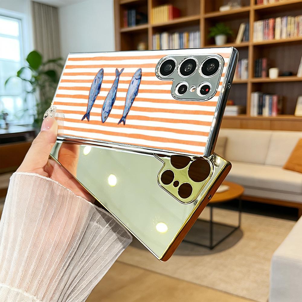 Ocean Life Striped Phone Case  - Phone Cases Metal 评论和价格