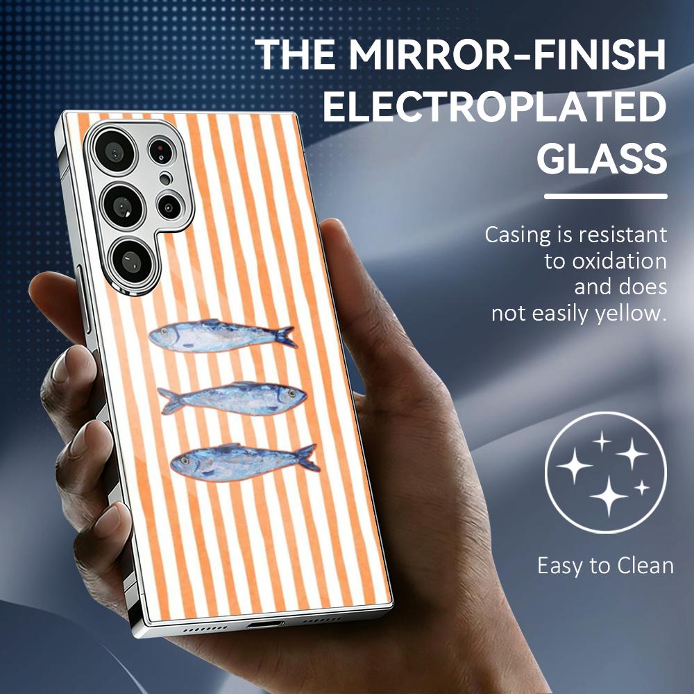 Ocean Life Striped Phone Case  - Phone Cases Metal 评论和价格