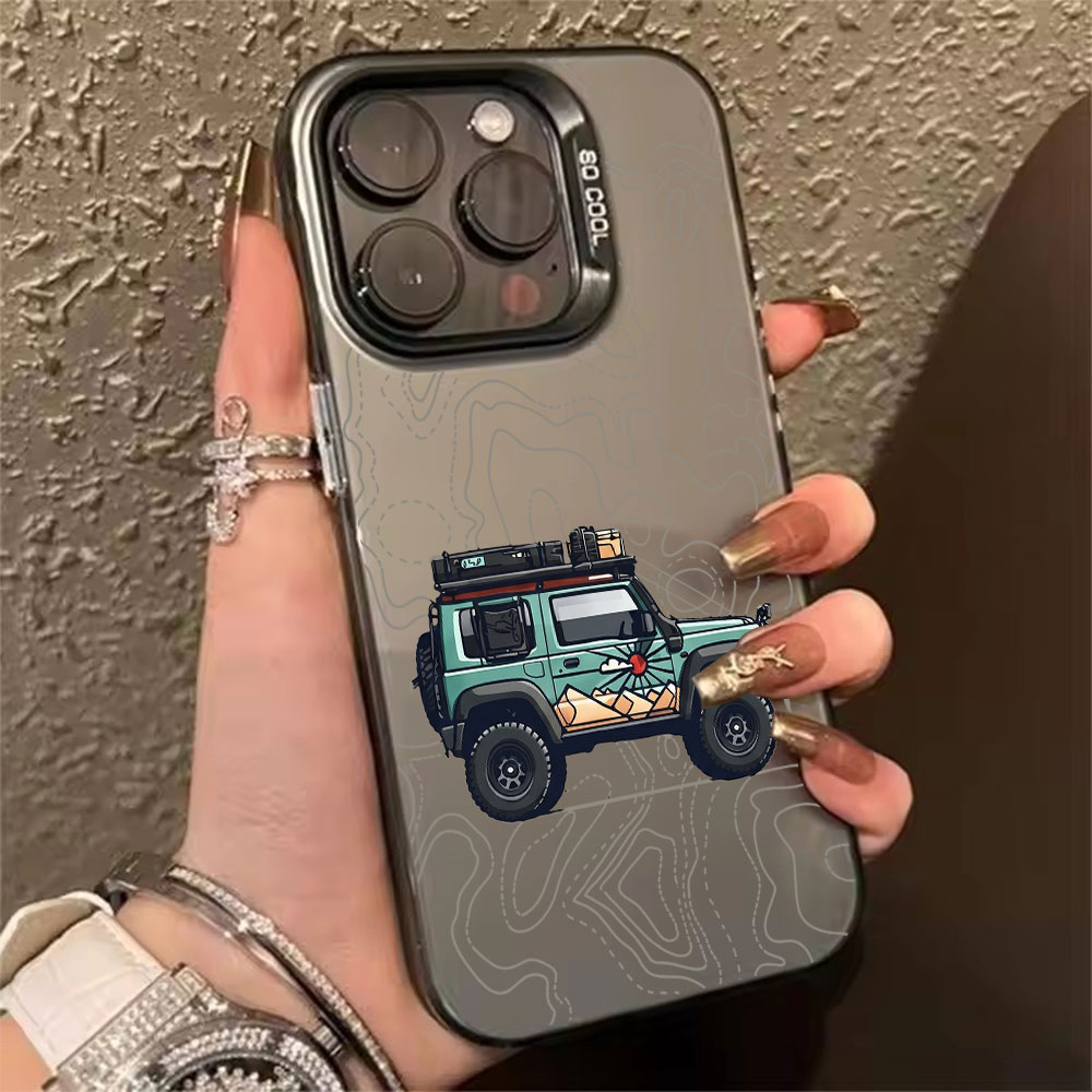 Simple Car Pattern Phone Case  - Phone Cases Hard 评论和价格