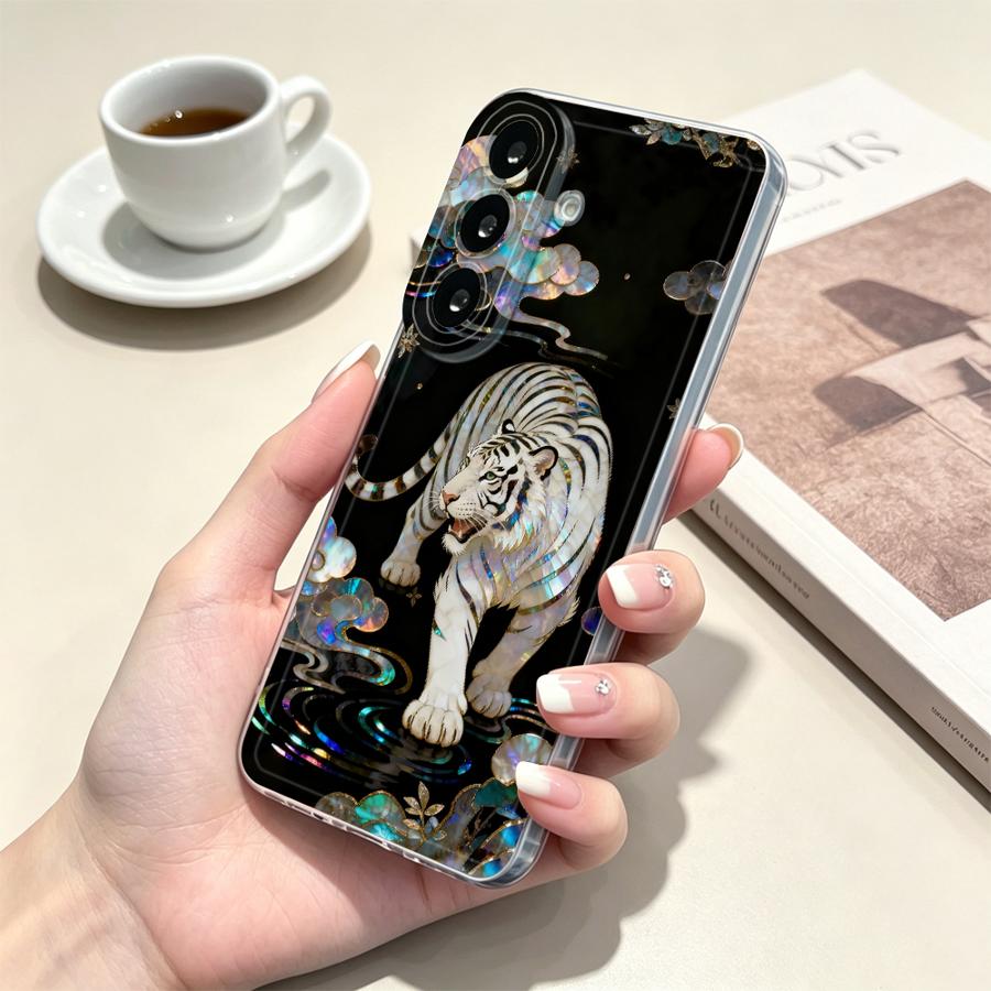 White Tiger Case for Samsung G - Phone Cases Samsung A14 评论和价格