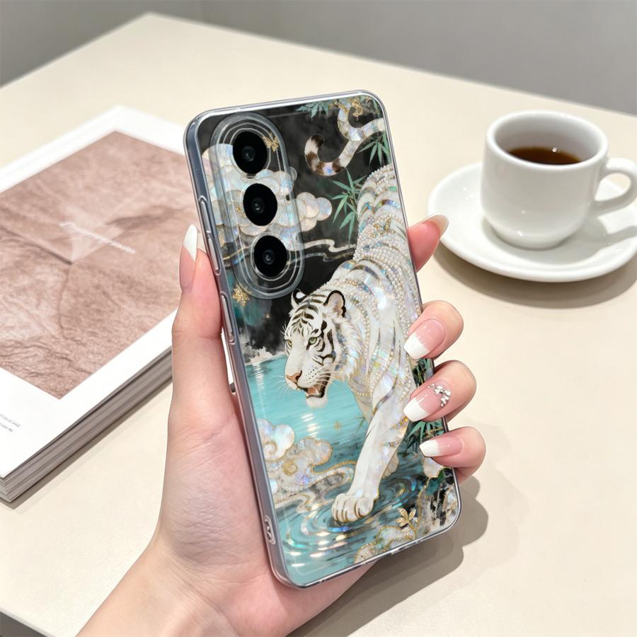 White Tiger Case for Samsung G - Phone Cases Samsung A14 评论和价格