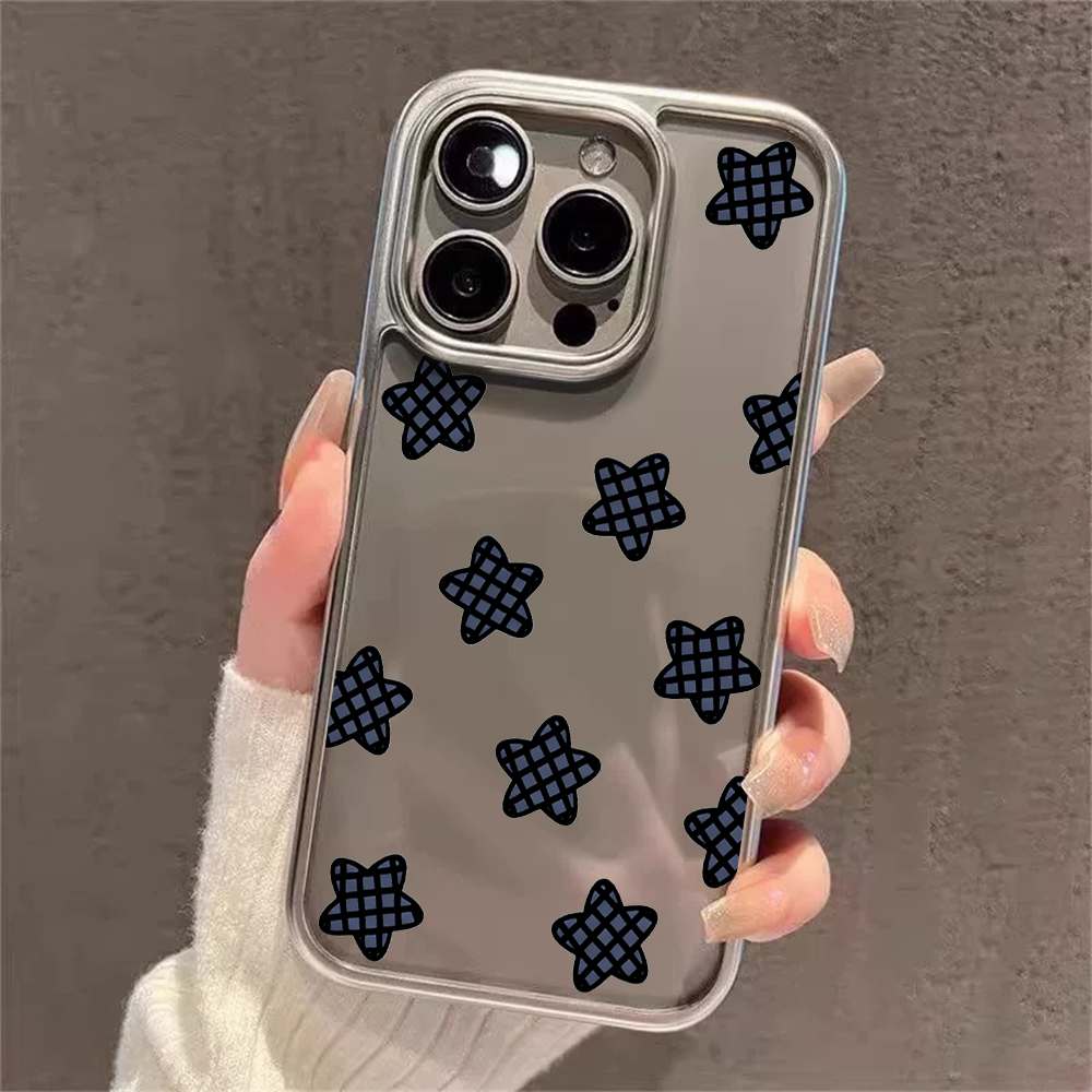 Y2K Stars Fashion Clear Cases  - Phone Cases Bulk 评论和价格