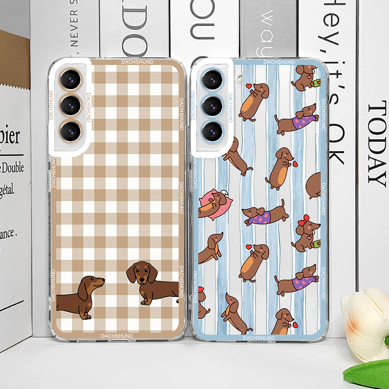Cute Sausage Dog Phone Case fo - Phone Cases For Samsung 评论和价格