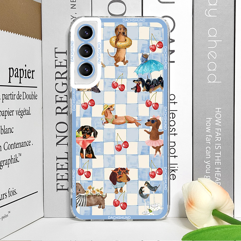 Cute Sausage Dog Phone Case fo - Phone Cases For Samsung 评论和价格