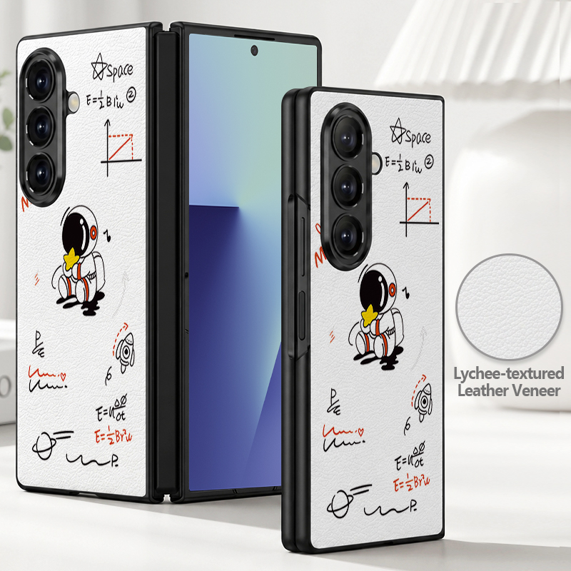 Cartoon Astronaut Printed PU L - Phone Cases Hard 评论和价格