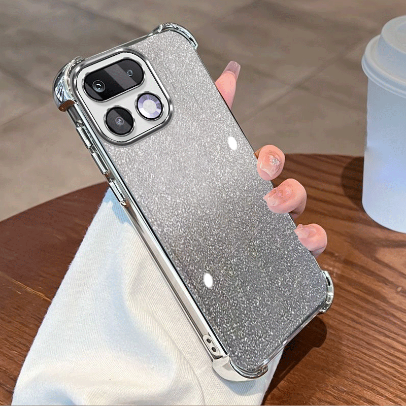 Glitter Plating Clear Protecti - Glitter Shockproof Case 评论和价格