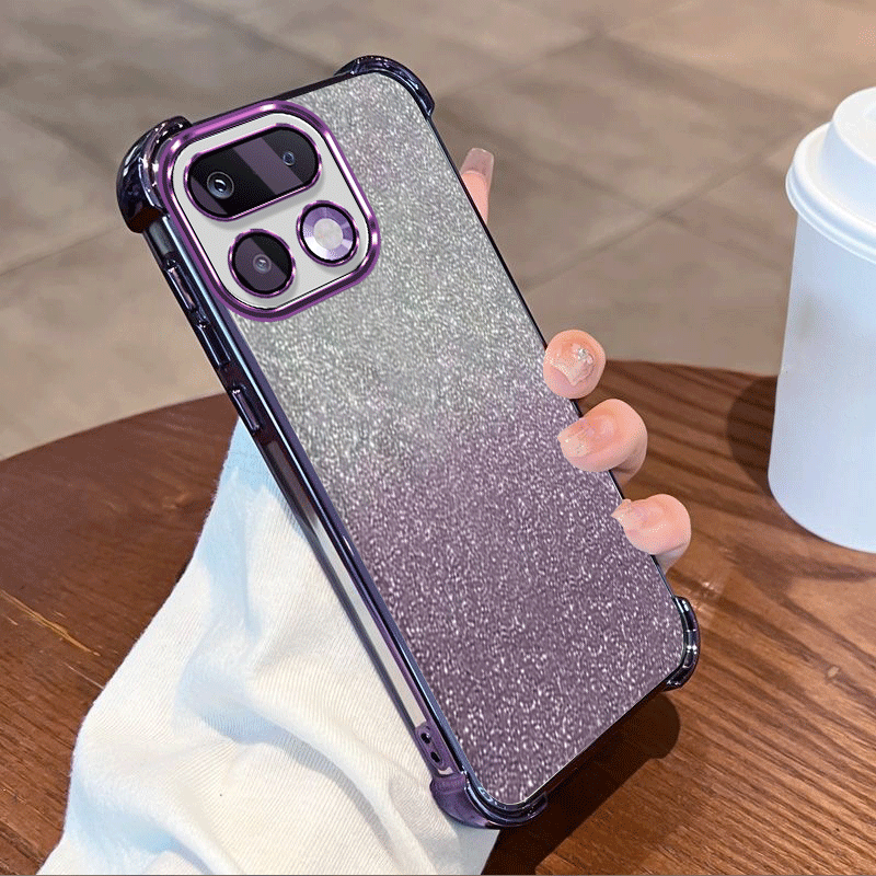 Glitter Plating Clear Protecti - Glitter Shockproof Case 评论和价格