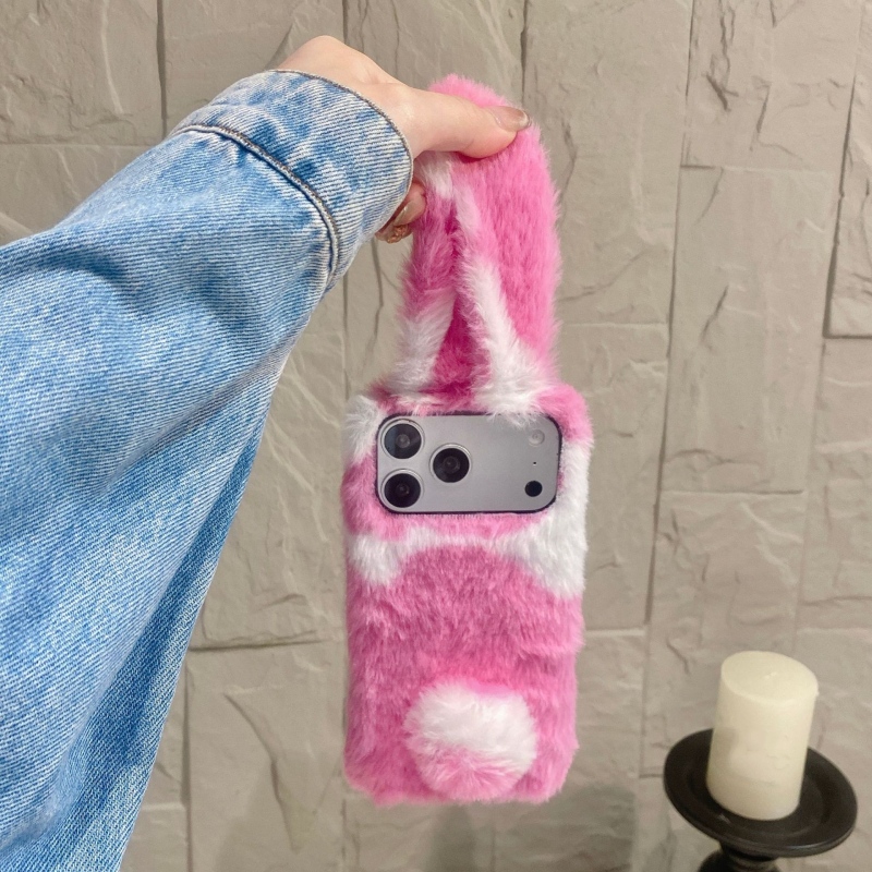 Cute Rabbit Design Fluffy Phon - Phone Cases Iphone 14 评论和价格