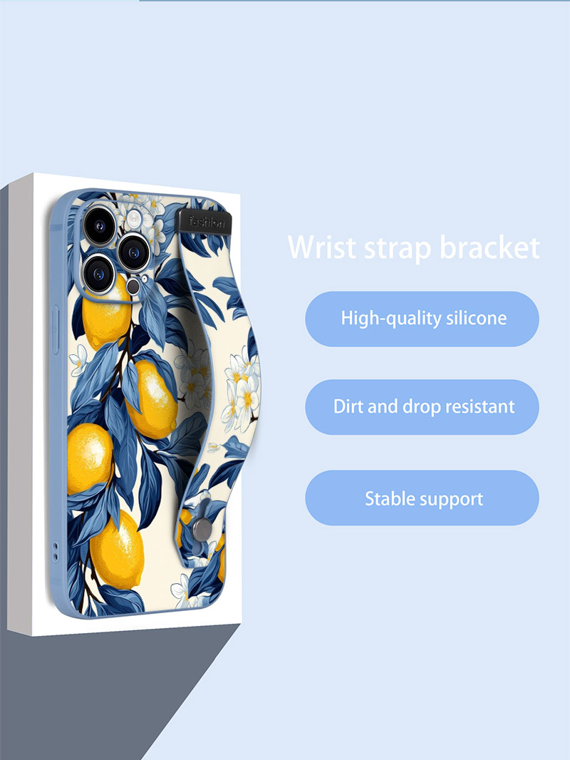 Fruit Lemon Colorful Star Flow - Phone Cases With Loop 评论和价格