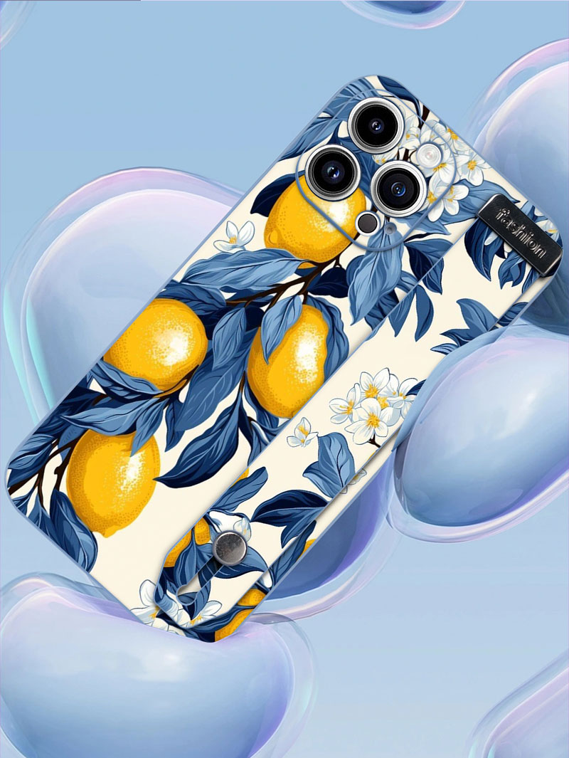Fruit Lemon Colorful Star Flow - Phone Cases With Loop 评论和价格