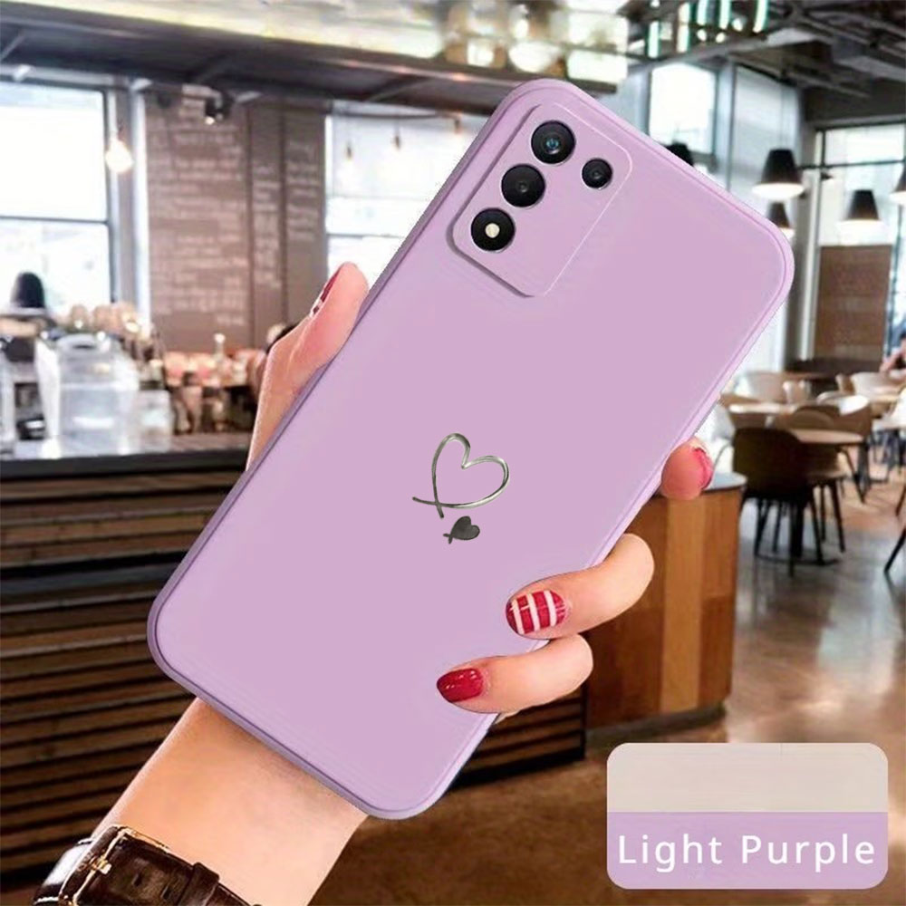 Love Heart Print Anti-Drop Pho - Phone Cases For Samsung 评论和价格